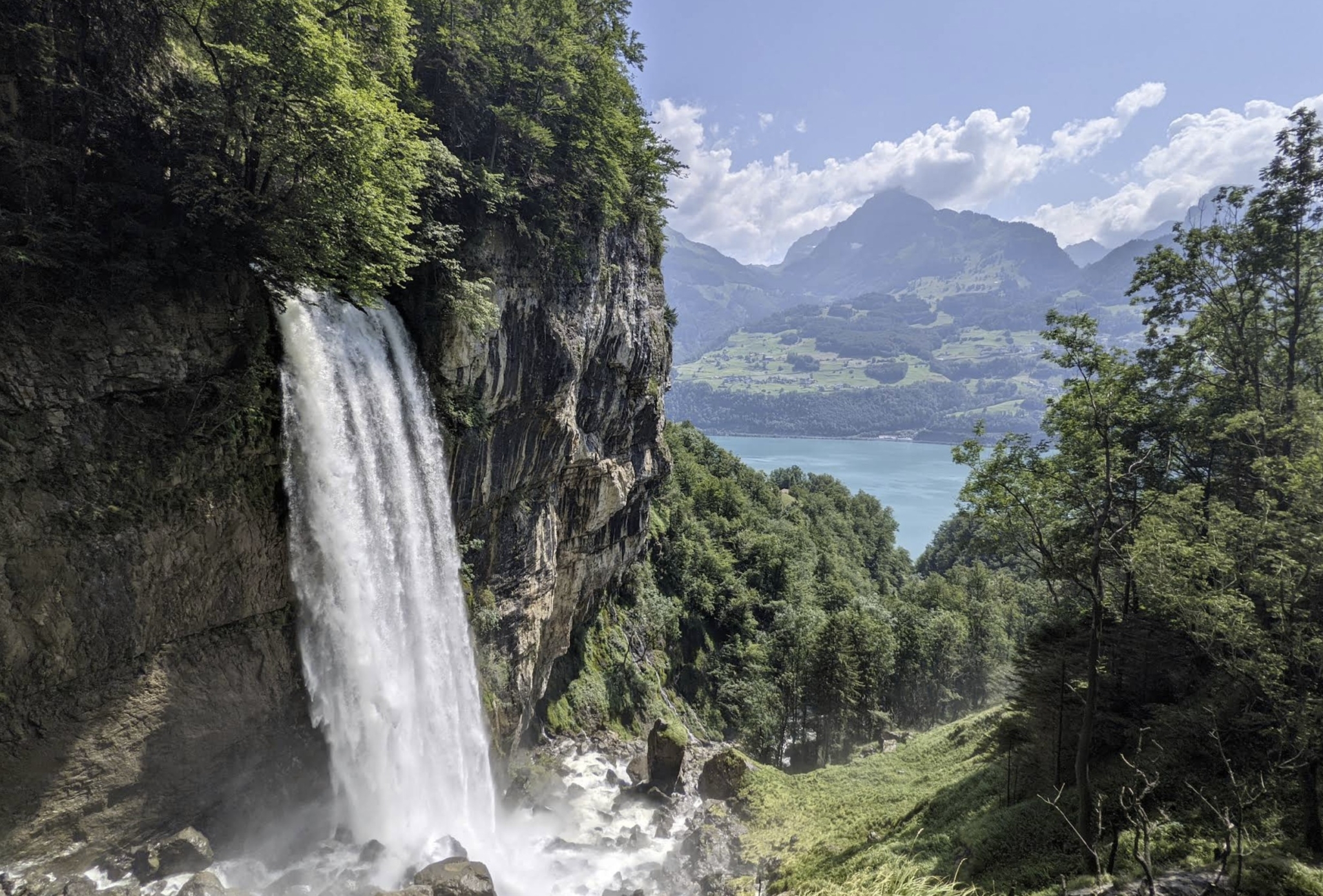 Seerenbach Falls and Rin Spring